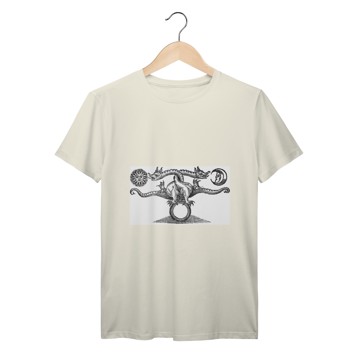 Nome do produto: Camiseta Dragão Solar e Lunar