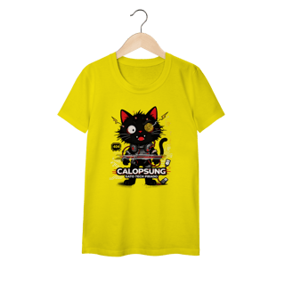 Camiseta Calopsung Gato Tech Pirado - Meme Tecnologia