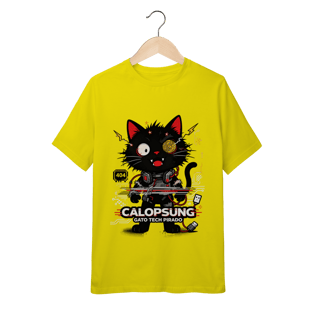 Camiseta Calopsung Gato Tech Pirado - Meme Tecnologia