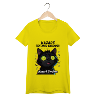 Nome do produto Baby Long - NAZARÉ TENTANDO ENTENDER - GATO PRETO CONFUSO