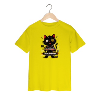 Nome do produto Camiseta Calopsung Gato Tech Pirado - Meme Tecnologia
