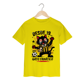 Nome do produto Camiseta Torcedor Possuído - Gato Fanático Futebol Retrô
