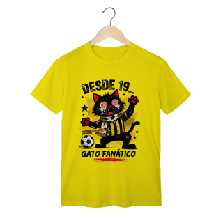 Nome do produto Camiseta Torcedor Possuído - Gato Fanático Futebol Retrô