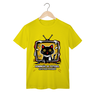 Nome do produto Camiseta Domingão Futebol Gato Raiz Possuído Anos 90 Nostalgia 