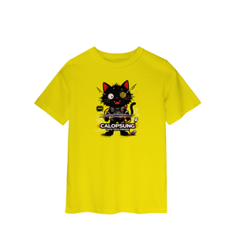 Nome do produto Camiseta Calopsung Gato Tech Pirado - Meme Tecnologia