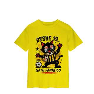 Nome do produto Camiseta Torcedor Possuído - Gato Fanático Futebol Retrô