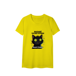 Nome do produto Baby Classic - NAZARÉ TENTANDO ENTENDER - GATO PRETO CONFUSO