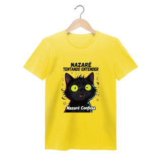 Nome do produto Baby Long Estonada - NAZARÉ TENTANDO ENTENDER - GATO PRETO CONFUSO