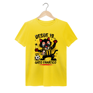 Nome do produto Camiseta Torcedor Possuído - Gato Fanático Futebol Retrô