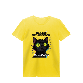 Nome do produto Baby Long Estonada - NAZARÉ TENTANDO ENTENDER - GATO PRETO CONFUSO