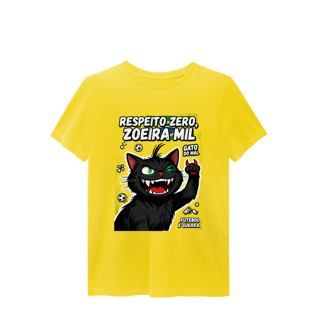 Nome do produto Camiseta Respeito Zero Zoeira Mil Gato do Mal Futebol