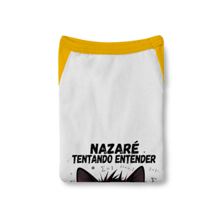 Nome do produto Camisa Pet Dog - NAZARÉ TENTANDO ENTENDER - GATO PRETO CONFUSO