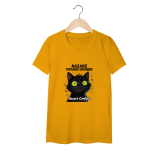 Nome do produto Baby Classic - NAZARÉ TENTANDO ENTENDER - GATO PRETO CONFUSO