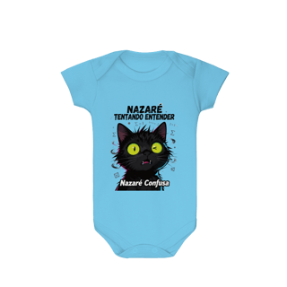 Nome do produto Baby Infantil - NAZARÉ TENTANDO ENTENDER - GATO PRETO CONFUSO
