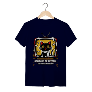 Nome do produto Camiseta Domingão Futebol Gato Raiz Possuído Anos 90 Nostalgia 