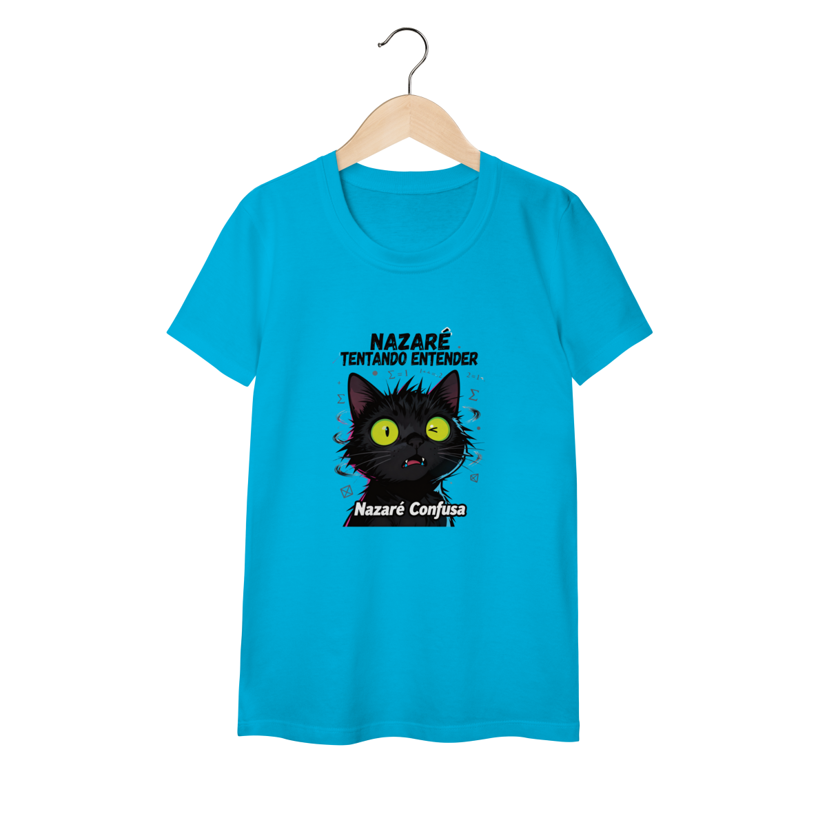 Nome do produto: Baby Classic - NAZARÉ TENTANDO ENTENDER - GATO PRETO CONFUSO