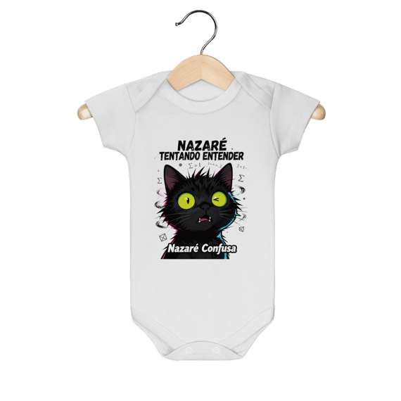 Baby Infantil - NAZARÉ TENTANDO ENTENDER - GATO PRETO CONFUSO