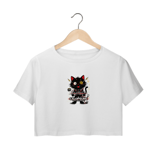 Nome do produto Camiseta Calopsung Gato Tech Pirado - Meme Tecnologia