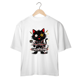 Nome do produto Camiseta Calopsung Gato Tech Pirado - Meme Tecnologia