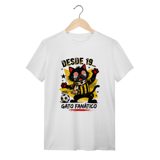 Camiseta Torcedor Possuído - Gato Fanático Futebol Retrô