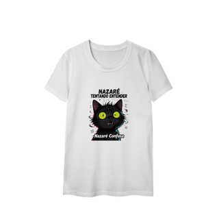 Nome do produto Baby Classic - NAZARÉ TENTANDO ENTENDER - GATO PRETO CONFUSO