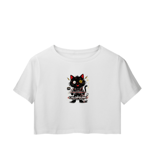 Nome do produto Camiseta Calopsung Gato Tech Pirado - Meme Tecnologia