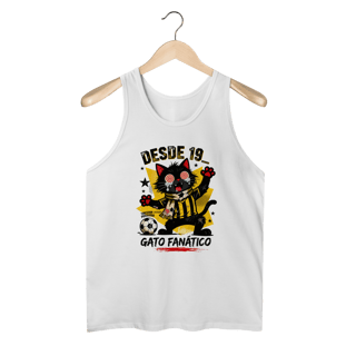 Nome do produto Camiseta Torcedor Possuído - Gato Fanático Futebol Retrô