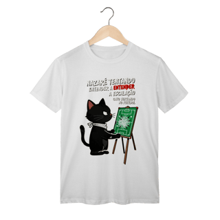 Nome do produto Camiseta Nazaré Tentando Entender Escalação Gato Surtando Futebol 