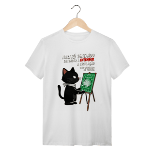 Nome do produto Camiseta Nazaré Tentando Entender Escalação Gato Surtando Futebol 
