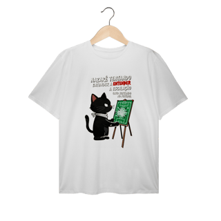 Nome do produto Camiseta Nazaré Tentando Entender Escalação Gato Surtando Futebol 