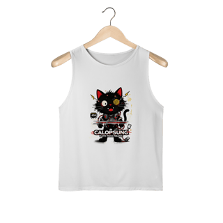 Nome do produto Camiseta Calopsung Gato Tech Pirado - Meme Tecnologia