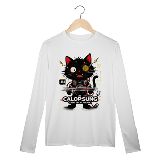Nome do produto Camiseta Calopsung Gato Tech Pirado - Meme Tecnologia