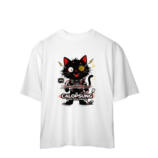 Nome do produto Camiseta Calopsung Gato Tech Pirado - Meme Tecnologia