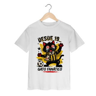 Nome do produto Camiseta Torcedor Possuído - Gato Fanático Futebol Retrô