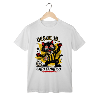 Nome do produto Camiseta Torcedor Possuído - Gato Fanático Futebol Retrô