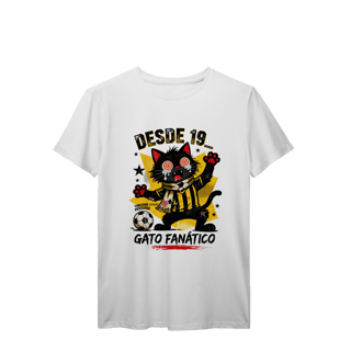 Nome do produto Camiseta Torcedor Possuído - Gato Fanático Futebol Retrô