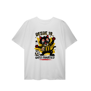 Nome do produto Camiseta Torcedor Possuído - Gato Fanático Futebol Retrô