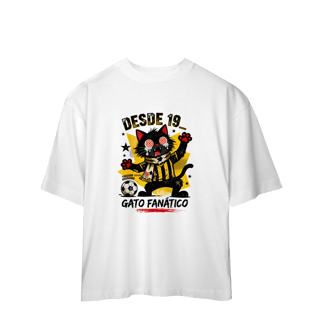 Nome do produto Camiseta Torcedor Possuído - Gato Fanático Futebol Retrô