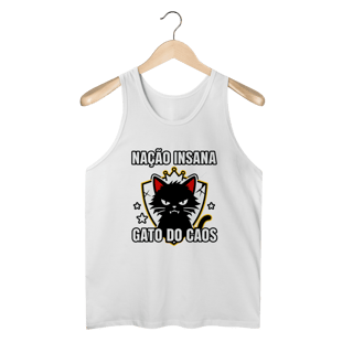 Nome do produto Camiseta Nação Insana Gato do Caos Meme Streetwear