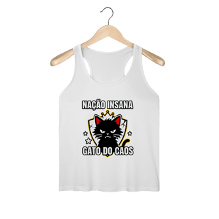 Nome do produto Camiseta Nação Insana Gato do Caos Meme Streetwear