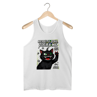 Nome do produto Camiseta Respeito Zero Zoeira Mil Gato do Mal Futebol