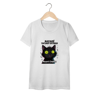 Nome do produto Baby Classic - NAZARÉ TENTANDO ENTENDER - GATO PRETO CONFUSO