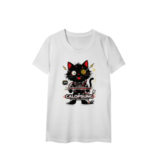 Nome do produto Camiseta Calopsung Gato Tech Pirado - Meme Tecnologia