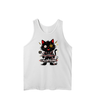 Nome do produto Camiseta Calopsung Gato Tech Pirado - Meme Tecnologia