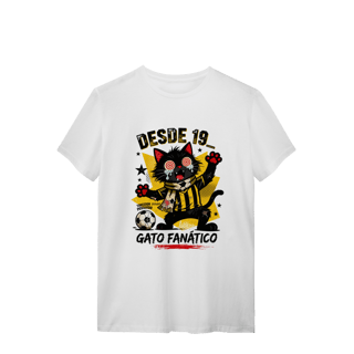 Nome do produto Camiseta Torcedor Possuído - Gato Fanático Futebol Retrô