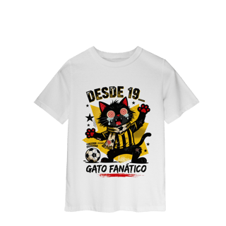 Nome do produto Camiseta Torcedor Possuído - Gato Fanático Futebol Retrô