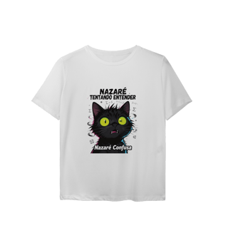 Nome do produto Baby Long UV - NAZARÉ TENTANDO ENTENDER - GATO PRETO CONFUSO