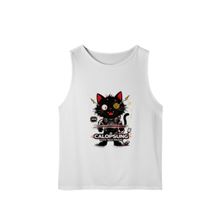 Nome do produto Camiseta Calopsung Gato Tech Pirado - Meme Tecnologia