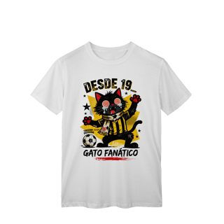 Nome do produto Camiseta Torcedor Possuído - Gato Fanático Futebol Retrô