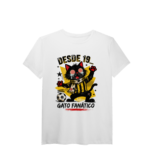 Nome do produto Camiseta Torcedor Possuído - Gato Fanático Futebol Retrô